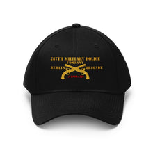 Load image into Gallery viewer, Twill Hat - Army - 287th Military Police Company - Berlin Brigade - Version 2 - Embroidery
