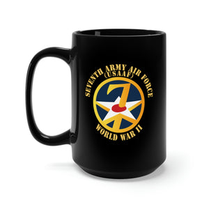 Black Mug 15oz - SSI - AAF - 7th Air Force - WWII - USAAF x 300