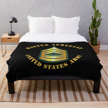 Load image into Gallery viewer, Army - Master Sergeant - MSG Throw Blanket
