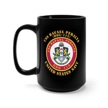 Load image into Gallery viewer, Black Mug 15oz - Navy - USS Rafael Peralta (DDG-115) X 300
