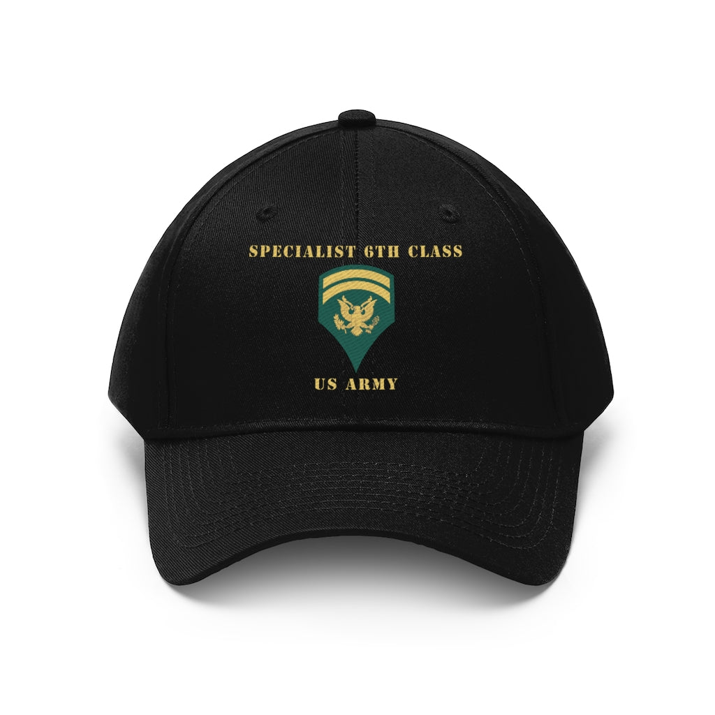 Army - Specialist 6th Class - SP6 - V1 - Hats