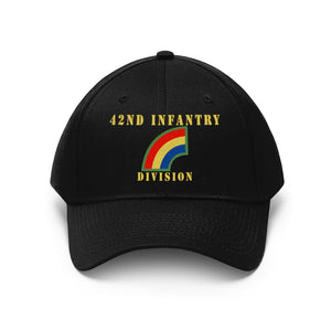 Twill Hat - Army - 42nd Infantry Division - Hat - Embroidery