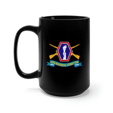 Load image into Gallery viewer, Black Mug 15oz - Army - 442nd Infantry Regimental Combat Team w Br - SSI - Ribbon X 300
