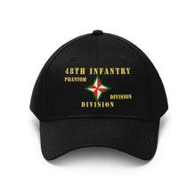 Load image into Gallery viewer, Twill Hat - Army - 48th Infantry (PHANTOM) Division Version 1 - Hat - Embroidery
