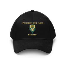 Load image into Gallery viewer, Army - Specialist 7th Class - SP7 - Retired Hats
