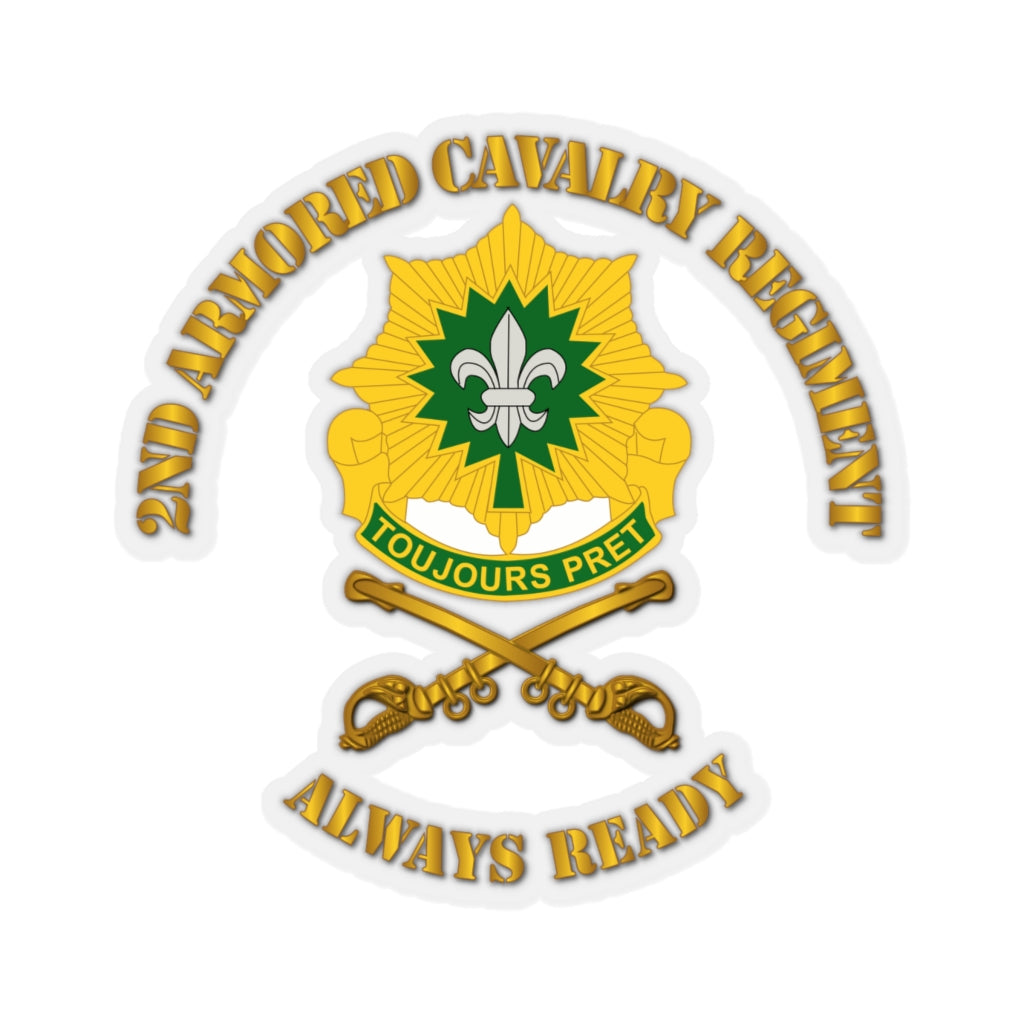 8th Cavalry Regiment DUI Army Military Bumper Sticker Window Decal