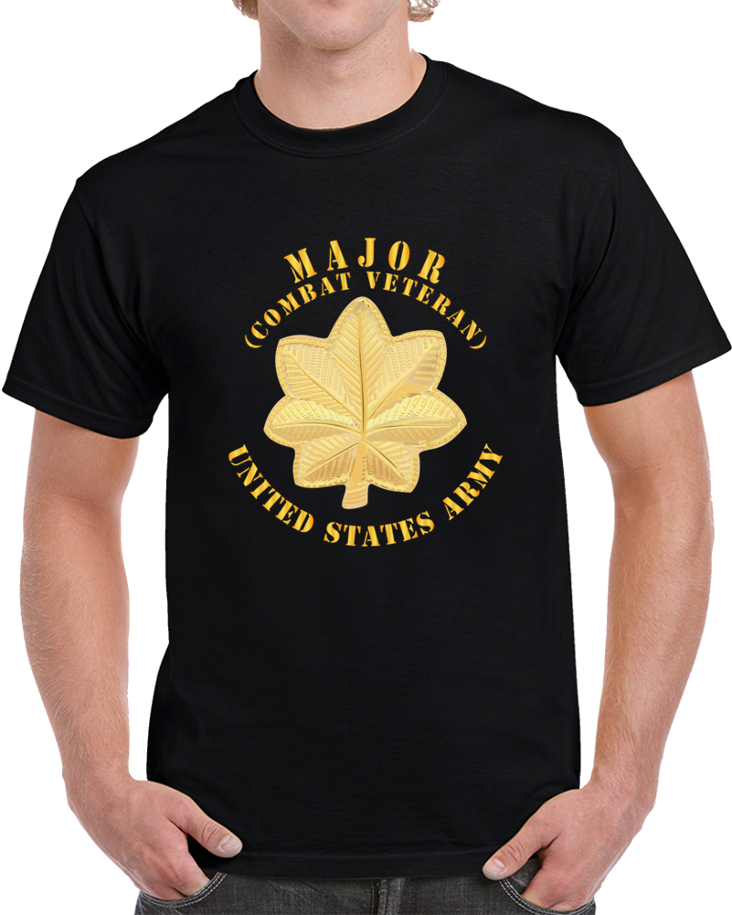 Army - Major - Maj - Combat Veteran - V1 Classic T Shirt