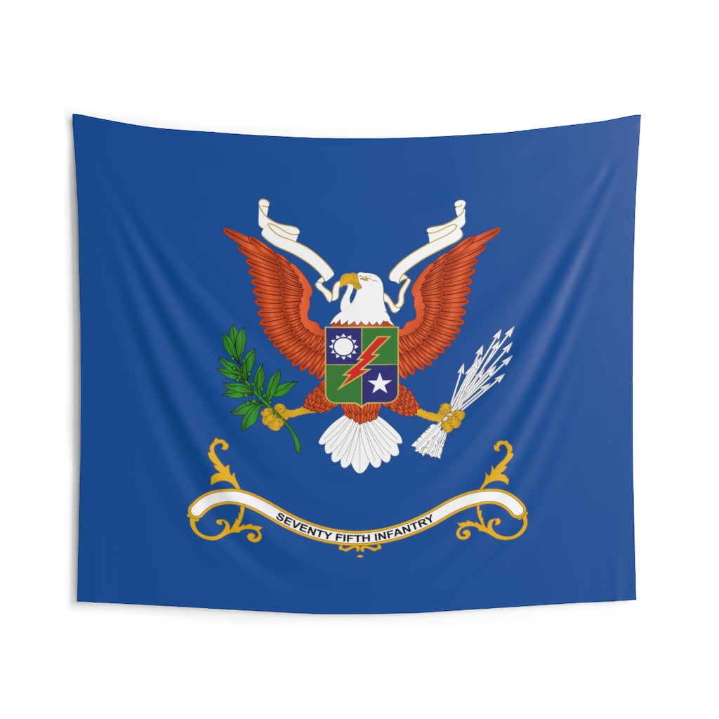 Indoor Wall Tapestries - 75th Infantry Regiment (Ranger) - Regimental Colors Tapestry