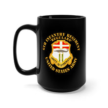 Load image into Gallery viewer, Black Mug 15oz - Army - 6th Infantry Regiment - Regulars
