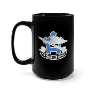 Black Mug 15oz - Army - 173rd Support Battalion - DUI wo Txt X 300