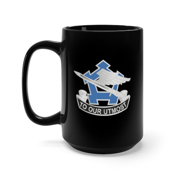 Black Mug 15oz - Army - 173rd Support Battalion - DUI wo Txt X 300