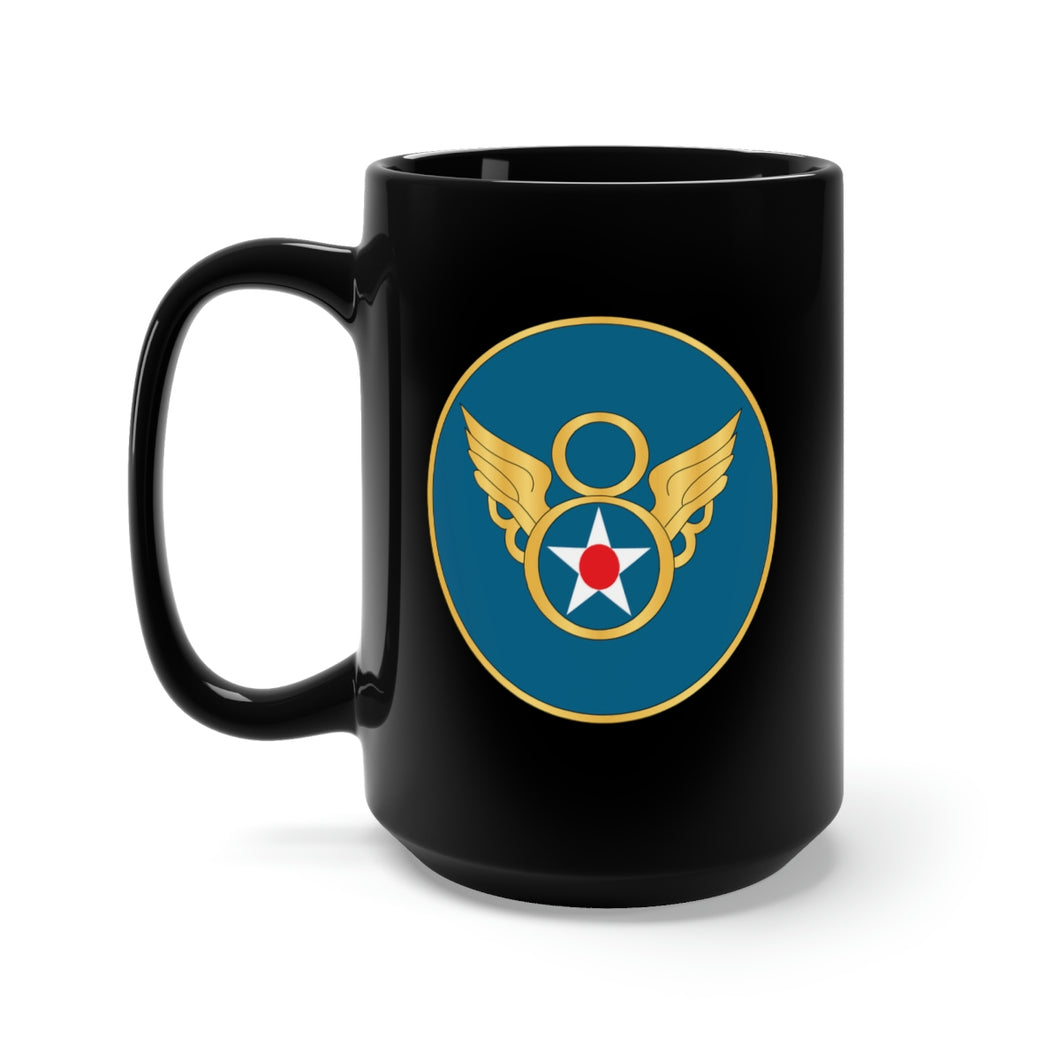 Black Mug 15oz - AAC - 8th Air Force wo Txt X 300