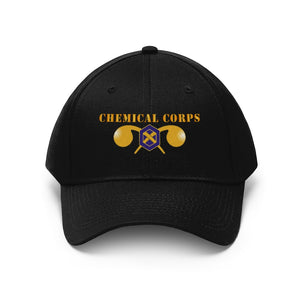 Twill Hat - Army - Chemical Corps with Branch Insignia - Embroidery