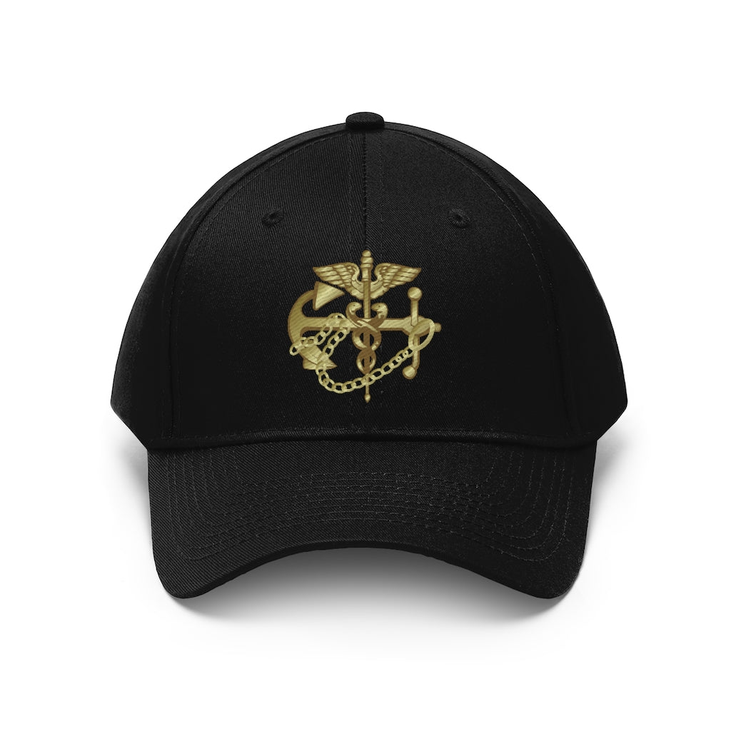 Twill Hat - Public Health Service (USPHS) Branch Insignia - Embroidery