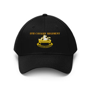 Twill Hat - Army - 8th Cavalry Regiment - Embroidery