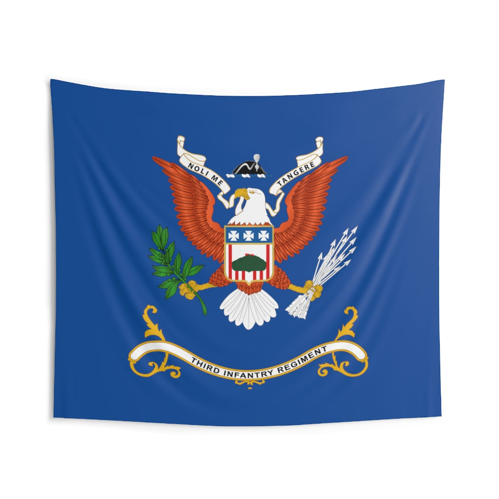 Indoor Wall Tapestries - 3rd Infantry Regiment (The Old Guard) - Regimental Colors Tapestry