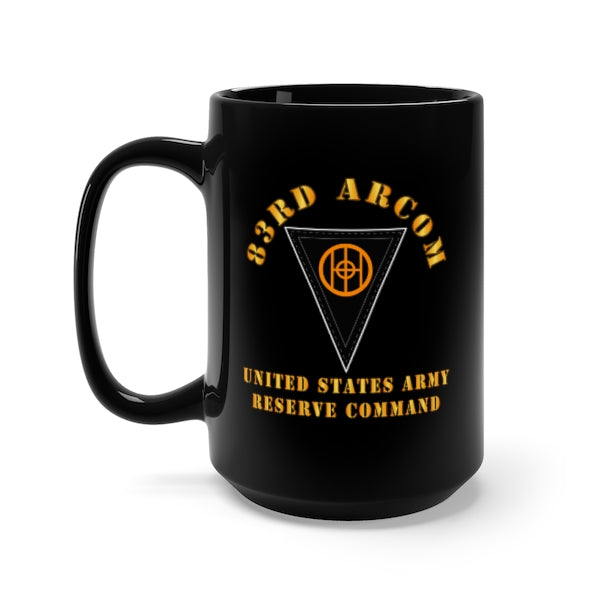 Black Coffee Mug 15oz - Army - 83rd ARCOM - USAR Command X 300 – MIP ...