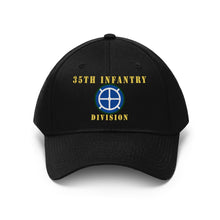 Load image into Gallery viewer, Twill Hat - Army - 35th Infantry Division - Hat - Embroidery
