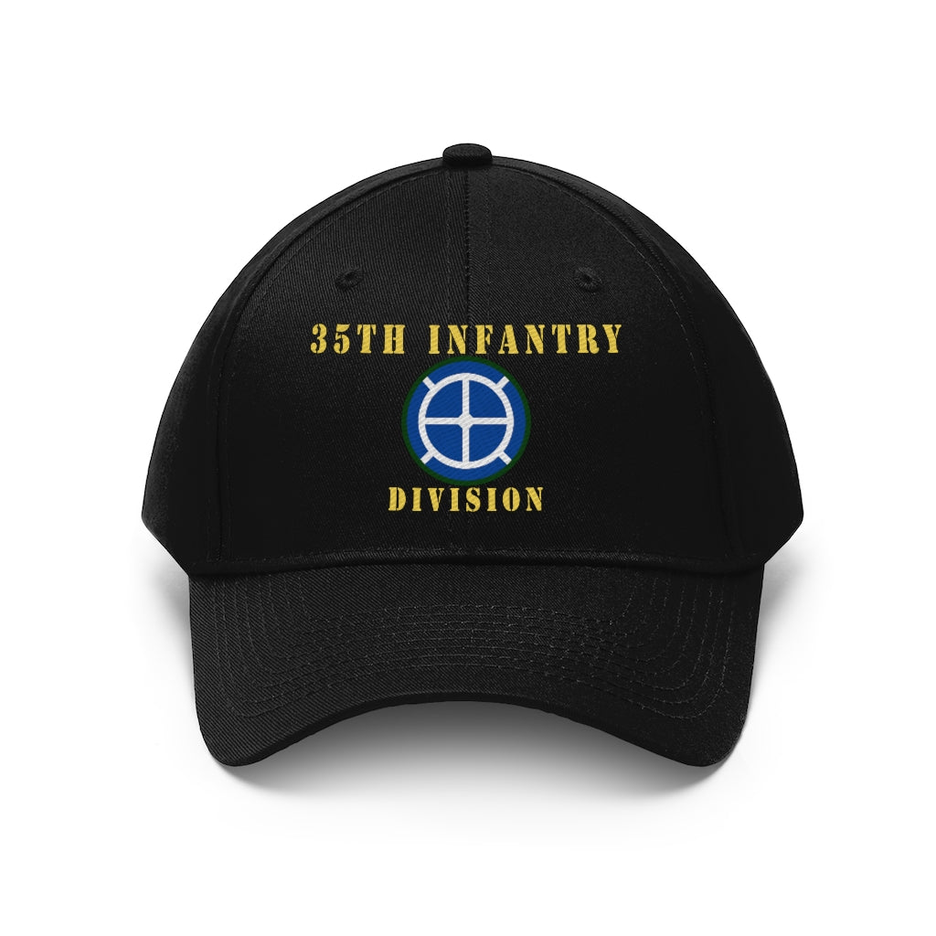 Twill Hat - Army - 35th Infantry Division - Hat - Embroidery