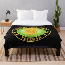 Load image into Gallery viewer, Army - Womens Army Corps Veteran Throw Blanket
