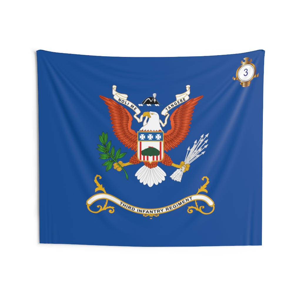 Indoor Wall Tapestries - 3rd Battalion, 3rd Infantry Regiment (The Old Guard) - Regimental Colors Tapestry