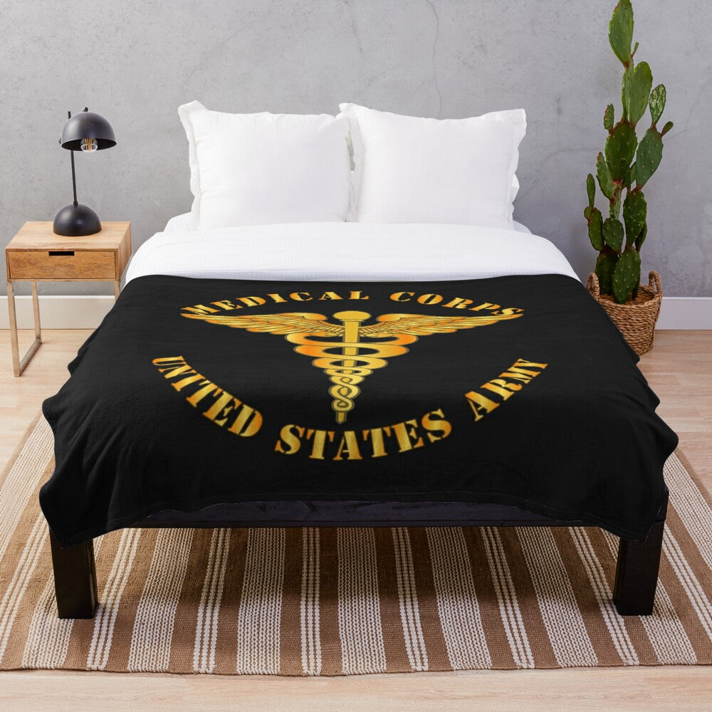 Army - Medical Corps - US Army Throw Blanket
