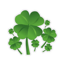 Load image into Gallery viewer, Kiss-Cut Stickers - St. Patrick&#39;s Day - Four Leaf Clovers
