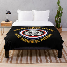 Load image into Gallery viewer, Army - 502nd PIR - 101st Airborne Division Throw Blanket
