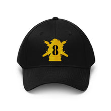 Load image into Gallery viewer, Twill Hat - Army - Psychological Operations Branch Insignia - 8th Battalion with Text
