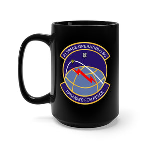Black Mug 15oz - USAF - 2d Space Operations Squadron wo Txt