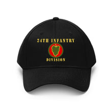 Load image into Gallery viewer, Twill Hat - Army - 24th Infantry Division - Hat - Embroidery
