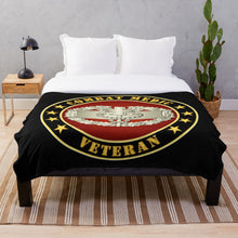 Load image into Gallery viewer, Army - Combat Medic Veteran Throw Blanket
