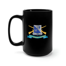 Load image into Gallery viewer, Black Mug 15oz - Army - 66th Infantry Regiment - DUI w Br - Ribbon X 300
