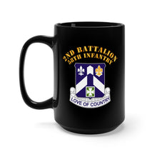Load image into Gallery viewer, Black Mug 15oz - Army - 2nd Bn - 58th Infantry wo DS
