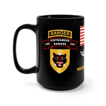 Load image into Gallery viewer, Black Mug 15oz - Army - 1st Ranger Battalion (Airborne) - Operation Urgent Fury - Invasion of Grenada
