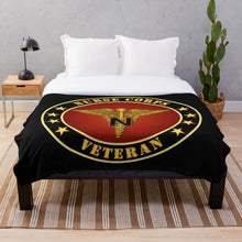 Load image into Gallery viewer, Army - Nurse Corps Veteran Throw Blanket
