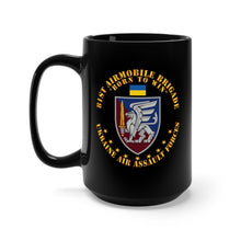 Load image into Gallery viewer, Black Mug 15oz - Ukraine - 81st Airmobile Brigade - Born to Win X 300
