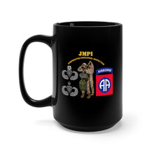 Load image into Gallery viewer, Black Mug 15oz - JMPI - 82nd Airborne Div V1
