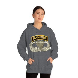 Unisex Heavy Blend Hooded Sweatshirt - SOF - Airborne Badge - Ranger Tab