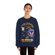 Load image into Gallery viewer, Unisex Heavy Blend Crewneck Sweatshirt - Army - 17th Cavalry (Air CAv) - 11th Airborne Division w SVC
