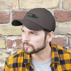 Twill Hat - Army - M107 - 175mm Gun without Text - Hat - Direct to Garment (DTG) - Printed