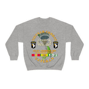 Unisex Heavy Blend Crewneck Sweatshirt - Vietnam Combat Veteran w 101st Airborne Div SSI V1