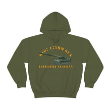 Load image into Gallery viewer, Unisex Heavy Blend™ Hooded Sweatshirt - Army - M107 - 175mm Gun - Artillery Veteran
