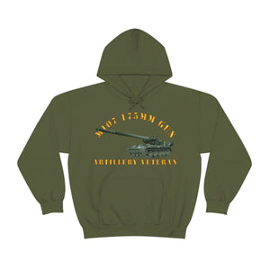 Unisex Heavy Blend™ Hooded Sweatshirt - Army - M107 - 175mm Gun - Artillery Veteran