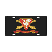 Load image into Gallery viewer, Army - 46th U.S. Army Artillery Group w Br - Ribbon Classic License Plate
