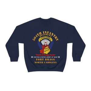 Unisex Heavy Blend Crewneck Sweatshirt - 504th Infantry Regiment - Devils - FBNC