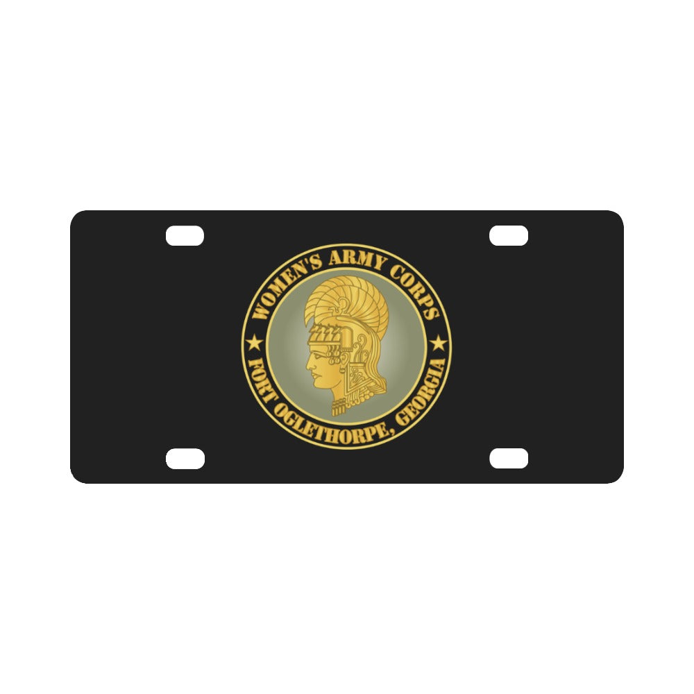 Army - Women's Army Corps - Fort Oglethorpe, Georgia Classic License Plate