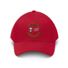 Load image into Gallery viewer, Unisex Twill Hat - Navy - Rate - Navy Postal Clerk - Direct to Garment (DTG) - Printed
