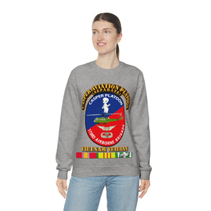 Unisex Heavy Blend Crewneck Sweatshirt - Army - Casper Aviation Platoon - Vietnam Veteran - w Txt