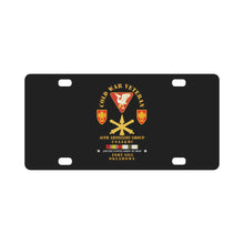 Load image into Gallery viewer, Army - Cold War Vet - 46th Artillery Group - Fort Sill, OK - Missile Branch w COLD SVC Classic License Plate
